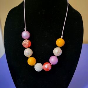 Easter bunny themed necklace